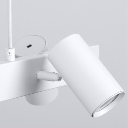 Brilagi - LED RGBW dimmbare Pendelleuchte SELE 4xGU10/6,5W/230V 2700-6500K weiß