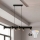 Brilagi - LED RGBW dimmbare Pendelleuchte an Seil SELE 6xGU10/6,5W/230V 2700-6500K schwarz + Fernbedienung