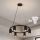 Brilagi - LED RGBW dimmbare Pendelleuchte an Stahlseil SELE 6xGU10/6,5W/230V 2700-6500K schwarz + Fernbedienung