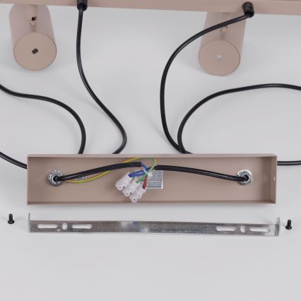 Brilagi - LED RGBW dimmbare Seilpendelleuchte SELE 6xGU10/6,5W/230V 2700-6500K beige + Fernbedienung