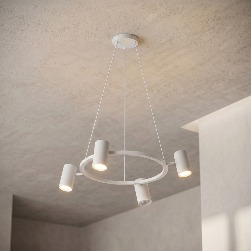 Brilagi - LED RGBW dimmbare Hängeleuchte an Kabeln SELE 4×GU10/6,5W/230V 2700–6500K weiß