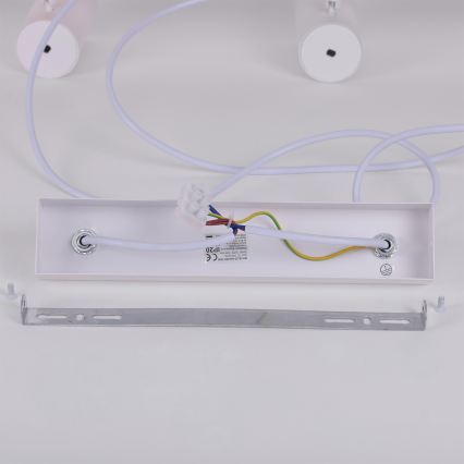 Brilagi - LED RGBW dimmbare Pendelleuchte an Kabel SELE 6xGU10/6,5W/230V 2700-6500K weiß/Eichendekor + Fernbedienung