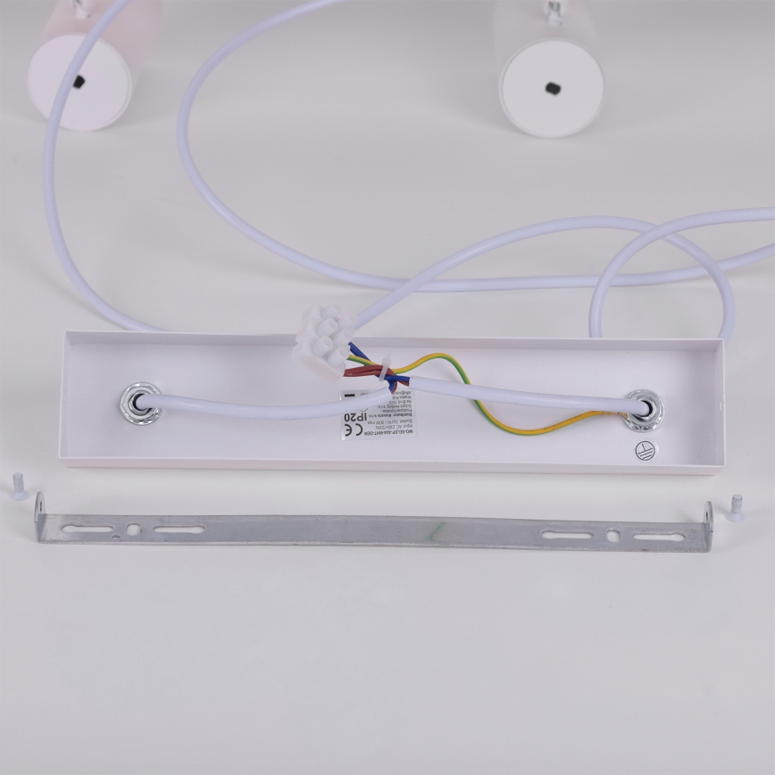 Brilagi - LED RGBW dimmbare Pendelleuchte an Kabel SELE 6xGU10/6,5W/230V 2700-6500K weiß/Eichendekor + Fernbedienung