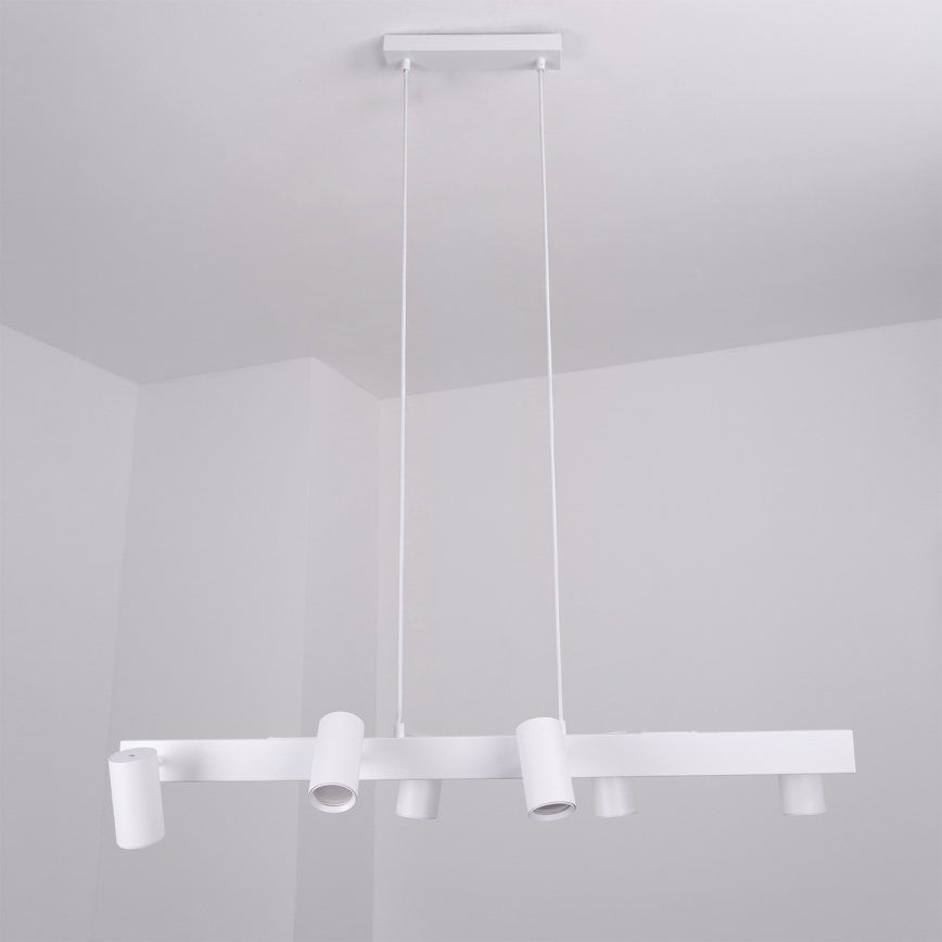 Brilagi - LED RGBW dimmbare Pendelleuchte an Kabel SELE 6xGU10/6,5W/230V 2700-6500K weiß + Fernbedienung
