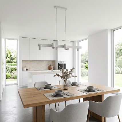 Brilagi - LED RGBW dimmbare Pendelleuchte an Kabel SELE 6xGU10/6,5W/230V 2700-6500K weiß + Fernbedienung