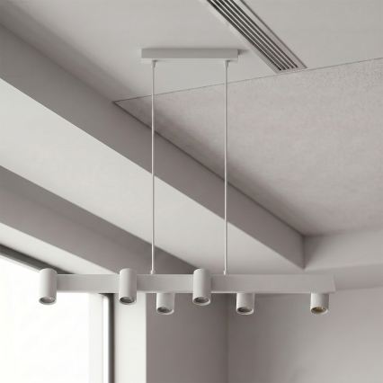 Brilagi - LED RGBW dimmbare Pendelleuchte an Kabel SELE 6xGU10/6,5W/230V 2700-6500K weiß + Fernbedienung