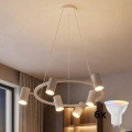 Brilagi - LED RGBW dimmbare Seil-Pendelleuchte SELE 6xGU10/6,5W/230V 2700-6500K weiß + Fernbedienung