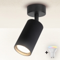 Brilagi - LED RGBW dimmbare Spot-Leuchte SELE MODERN 1xGU10/4,8W/230V 3000K schwarz + Fernbedienung