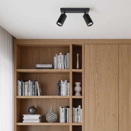 Brilagi - SELE MODERN LED RGBW-Spot, dimmbar, 2× GU10 (6,5 W), 230 V, 2700–6500 K, Wi‑Fi, schwarz