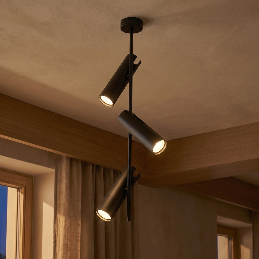 Brilagi - LED RGBW dimmbare Stangenleuchte BRANCH 3xGU10/6,5W/230V 2700-6500K schwarz
