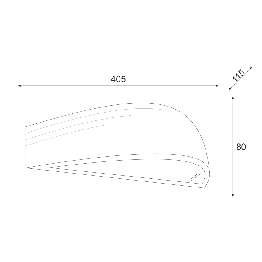 Brilagi - LED RGBW dimmbare Wandleuchte CARVALHO 1xE27/15W/230V 2700-6500K Wi-Fi Eiche