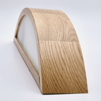 Brilagi - LED RGBW dimmbare Wandleuchte CARVALHO 1xE27/9W/230V 2700-6500K Wi-Fi Eiche