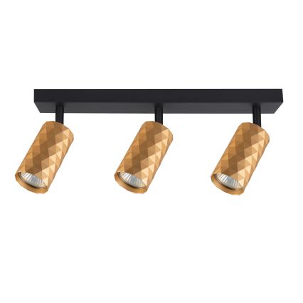 Brilagi - LED RGBW dimmbarer Einbaustrahler SELE DIAMANT 3xGU10/6,5W/230V 2700-6500K Wi-Fi goldfarben