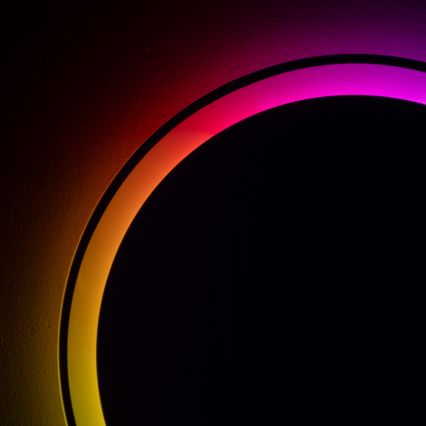 Brilagi - LED RGBW beheizter Badezimmerspiegel AVA PRO LED/18W/230V Ø 60 cm IP44 CRI 90 dimmbar + CCT