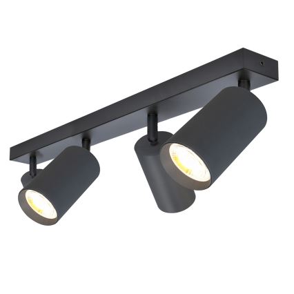 Brilagi - LED RGBW dimmbarer Einbaustrahler SELE 4xGU10/6W/230V 3000K Anthrazit + Fernbedienung