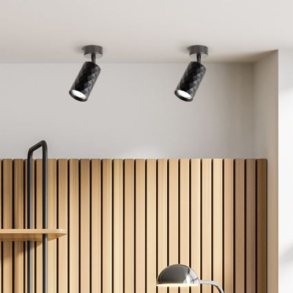 Brilagi - Dimmbarer LED RGBW-Einbau-Spot SELE DIAMANT 1xGU10/6,5W/230V 2700-6500K Wi-Fi schwarz