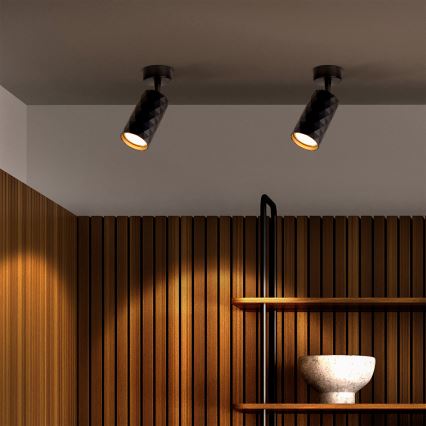 Brilagi - Dimmbarer LED RGBW-Einbau-Spot SELE DIAMANT 1xGU10/6,5W/230V 2700-6500K Wi-Fi schwarz