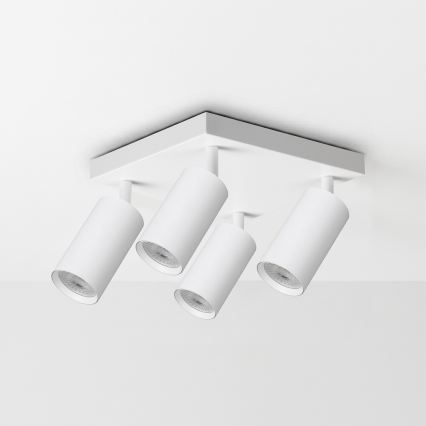 Brilagi - LED RGBW dimmbar Spot-Einbauleuchte SELE SQUARE 4xGU10/6,5W/230V 2700-6500K weiß