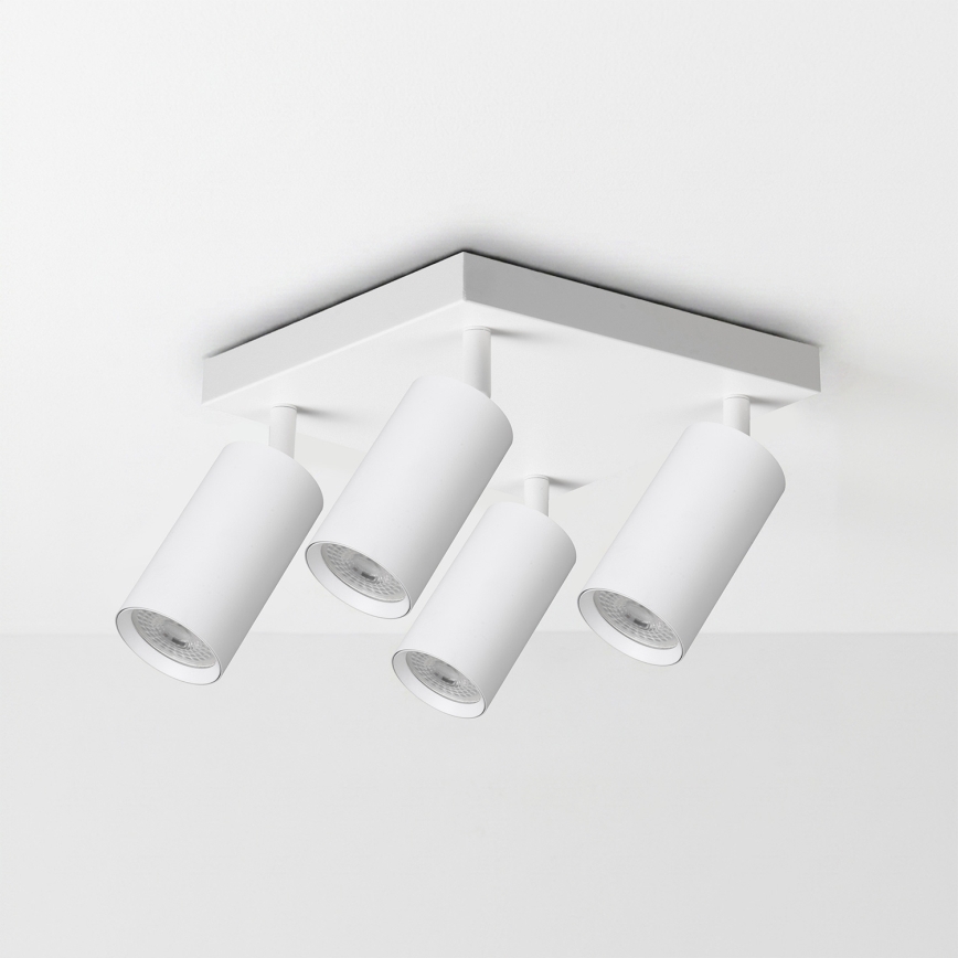 Brilagi - LED RGBW dimmbar Spot-Einbauleuchte SELE SQUARE 4xGU10/6,5W/230V 2700-6500K weiß