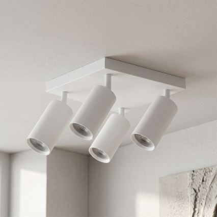 Brilagi - LED RGBW dimmbar Spot-Einbauleuchte SELE SQUARE 4xGU10/6,5W/230V 2700-6500K weiß