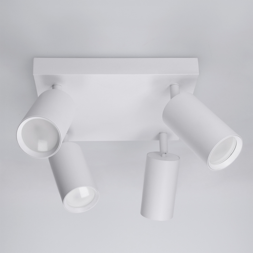 Brilagi - LED RGBW dimmbar Spot-Einbauleuchte SELE SQUARE 4xGU10/6,5W/230V 2700-6500K weiß