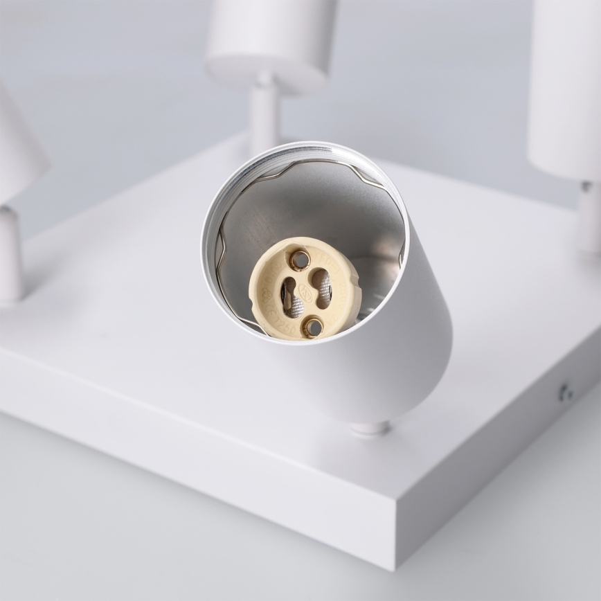 Brilagi - LED RGBW dimmbar Spot-Einbauleuchte SELE SQUARE 4xGU10/6,5W/230V 2700-6500K weiß
