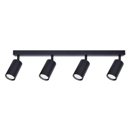 Brilagi - LED RGBW dimmbarer Einbaustrahler SELE 4xGU10/4,8W/230V 3000K schwarz + Fernbedienung