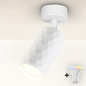 Brilagi - LED RGBW dimmbarer Einbauspot SELE DIAMANT 1xGU10/6W/230V 3000K Wi-Fi weiß