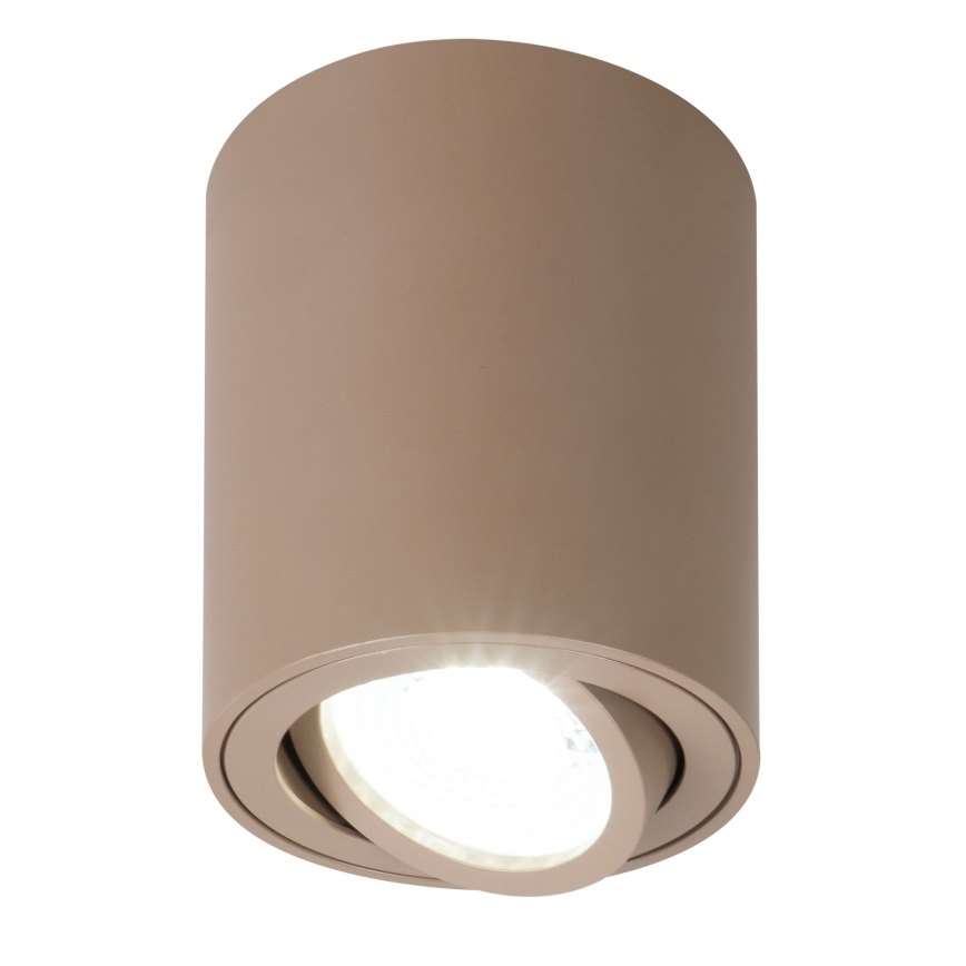 Brilagi - dimmbarer LED-RGBW-Einbaustrahler MIA 1xGU10/4,8W/230V 3000K 100x80 mm beige + Fernbedienung