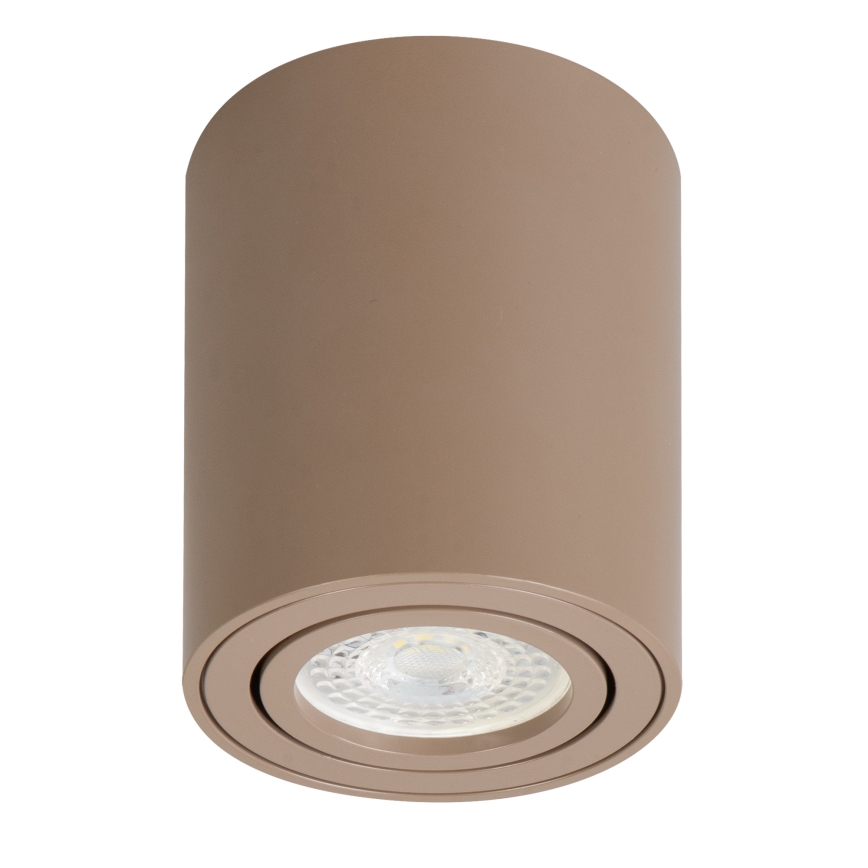 Brilagi - dimmbarer LED-RGBW-Einbaustrahler MIA 1xGU10/4,8W/230V 3000K 100x80 mm beige + Fernbedienung
