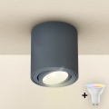 Brilagi - LED RGBW dimmbarer Einbaustrahler MIA 1xGU10/4,8W/230V 3000K 84x80 mm anthrazit + Fernbedienung
