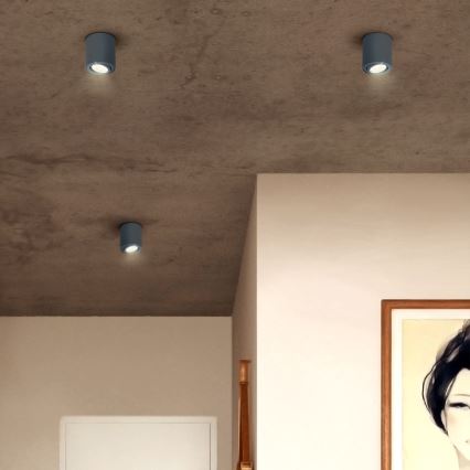 Brilagi - LED RGBW dimmbarer Einbaustrahler MIA 1xGU10/4,8W/230V 3000K 84x80 mm anthrazit + Fernbedienung