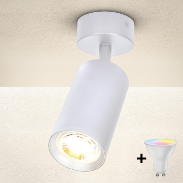 Brilagi - LED RGBW dimmbarer Einbaustrahler SELE 1xGU10/4,8W/230V 3000K weiß + Fernbedienung