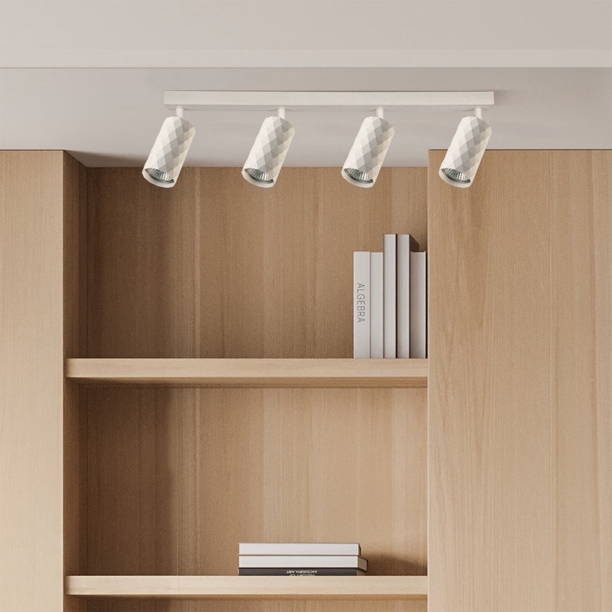 Brilagi - LED RGBW dimmbarer Einbaustrahler SELE DIAMANT 4xGU10/4,8W/230V 3000K weiß + Fernbedienung