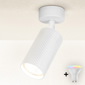 Brilagi - LED RGBW dimmbarer Einbaustrahler SELE MODERN 1xGU10/6,5W/230V 2700-6500K Wi-Fi weiß