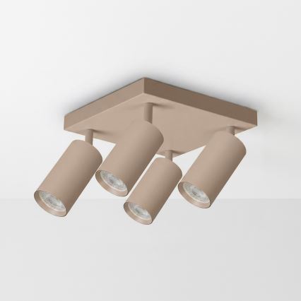 Brilagi - LED RGBW dimmbarer Deckenspot SELE SQUARE 4xGU10/6,5W/230V 2700-6500K beige