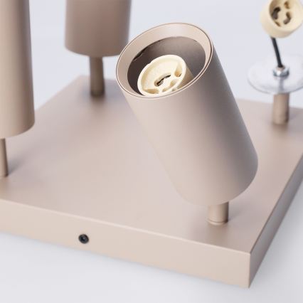 Brilagi - LED RGBW dimmbarer Deckenspot SELE SQUARE 4xGU10/6,5W/230V 2700-6500K beige
