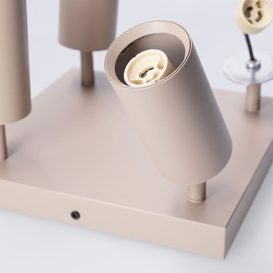 Brilagi - LED RGBW dimmbarer Deckenspot SELE SQUARE 4xGU10/6,5W/230V 2700-6500K beige