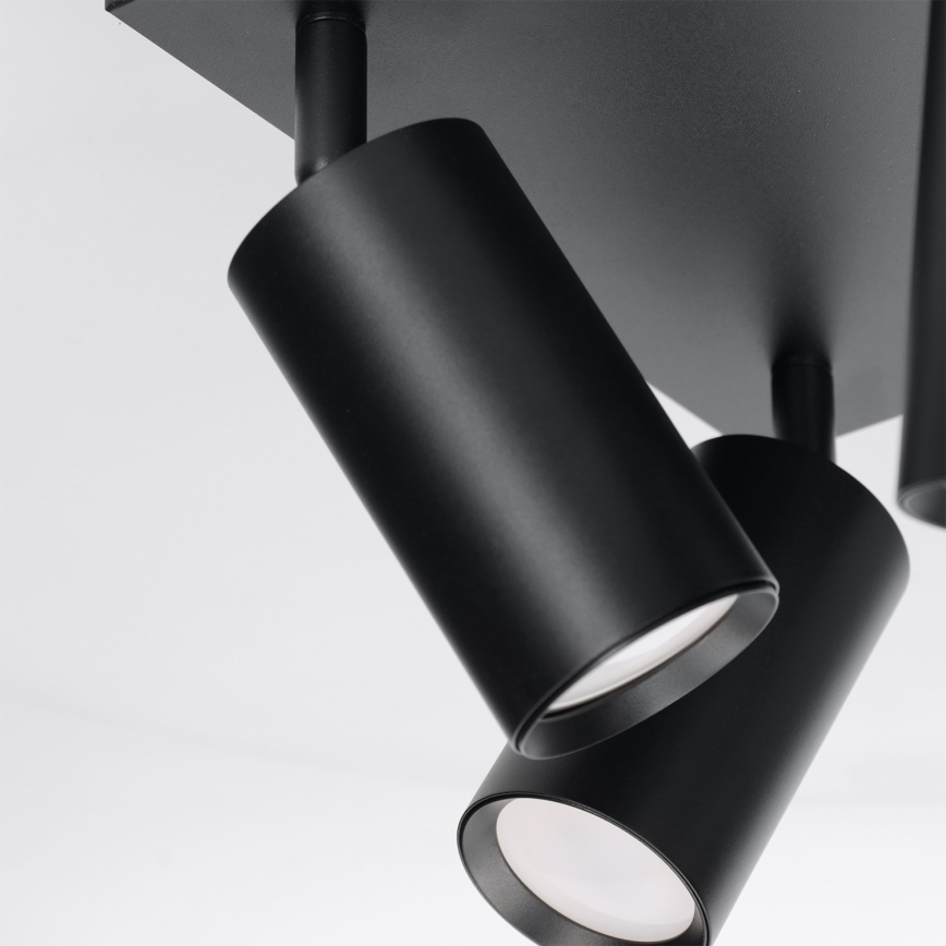 Brilagi - LED RGBW dimmbarer Deckenspot SELE SQUARE 4xGU10/6,5W/230V 2700-6500K schwarz