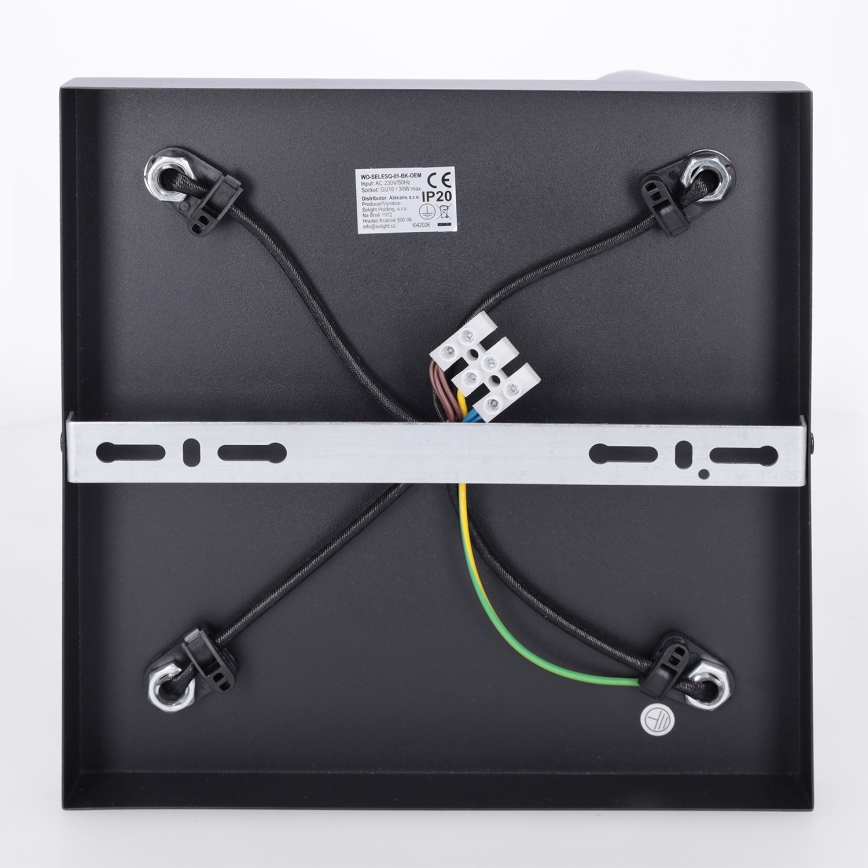 Brilagi - LED RGBW dimmbarer Deckenspot SELE SQUARE 4xGU10/6,5W/230V 2700-6500K schwarz