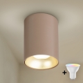 Brilagi - LED RGBW dimmbarer Einbaustrahler TRINE 1xGU10/30W/230V 2700-6500K Wi-Fi beige/gold