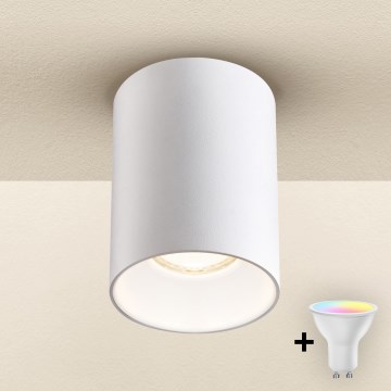 Brilagi - LED RGBW dimmbarer Einbaustrahler TRINE 1xGU10/4,8W/230V 3000K weiß + Fernbedienung