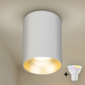Brilagi - LED RGBW dimmbarer Einbaustrahler TRINE 1xGU10/4,8W/230V 3000K weiß/gold + Fernbedienung