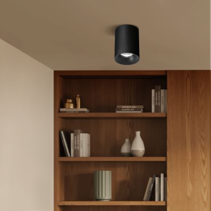 Brilagi - dimmbarer LED-RGBW-Einbaustrahler TRINE 1xGU10/4,8W/230V 3000K schwarz + Fernbedienung