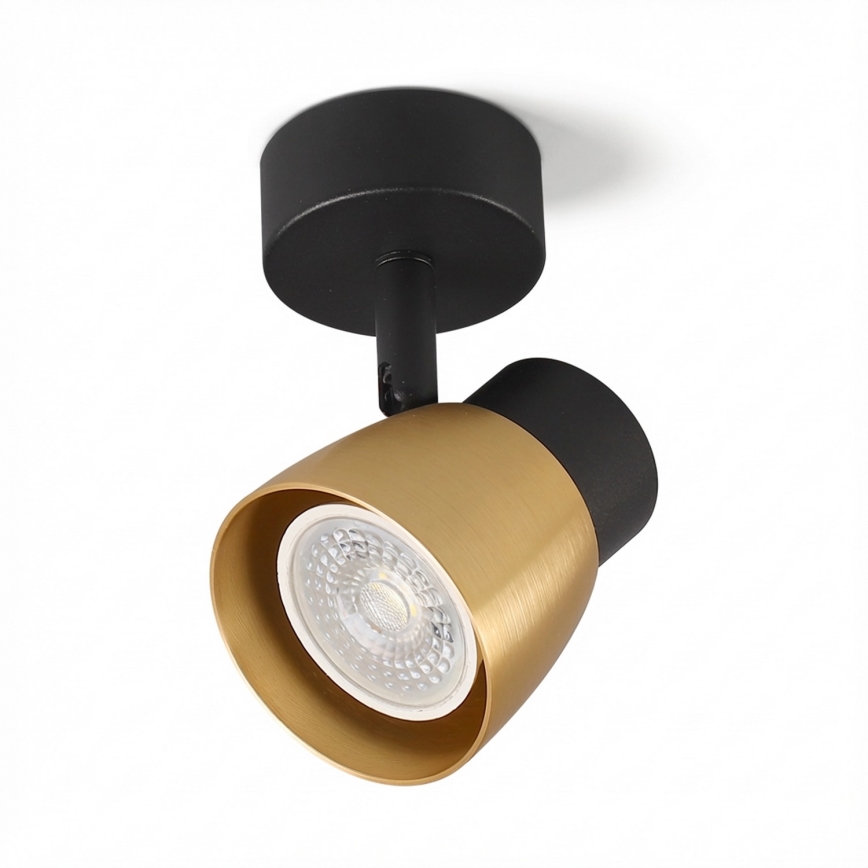 Brilagi - LED RGBW dimmbarer Spot NUGGET 1xGU10/4,8W/230V schwarz/gold