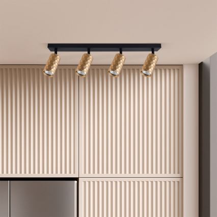 Brilagi - LED RGBW dimmbarer Einbaustrahler SELE DIAMANT 4xGU10/6,5W/230V 2700-6500K Wi-Fi gold