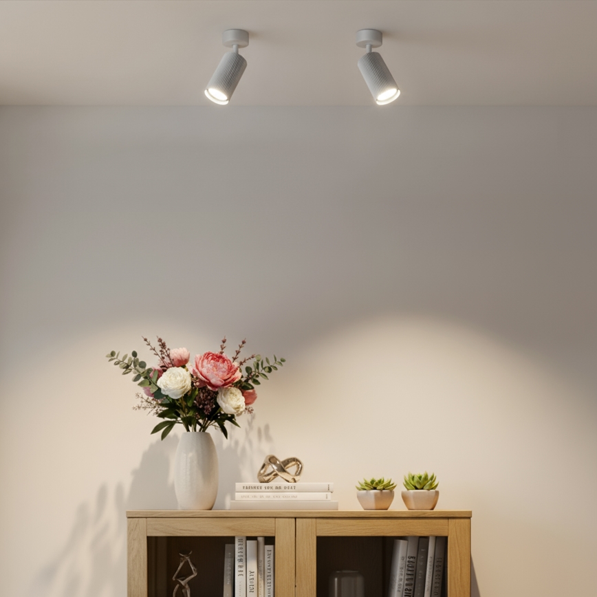 Brilagi - LED RGBW Dimmbarer Einbaustrahler SELE MODERN 1xGU10/4,8W/230V 3000K Weiß + Fernbedienung