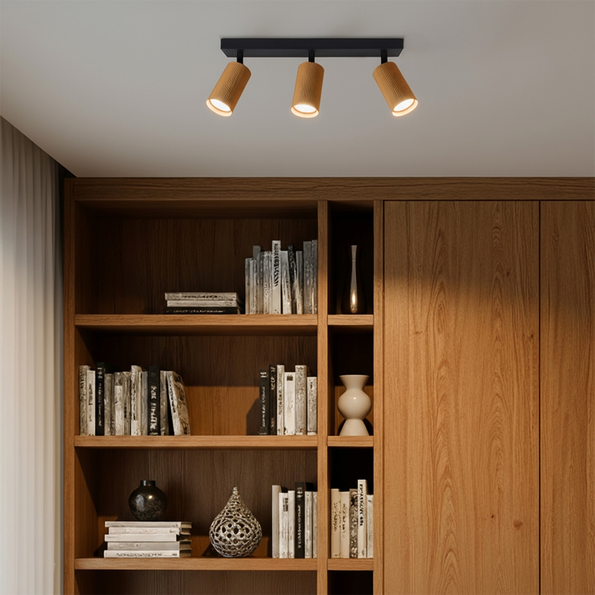 Brilagi - dimmbarer LED-RGBW-Strahler SELE MODERN 3×GU10/4,8W/230V 3000K Gold + Fernbedienung