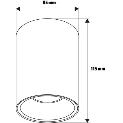 Brilagi - LED RGBW dimmbarer Einbaustrahler TRINE 1xGU10/30W/230V 2700-6500K Wi-Fi beige/gold