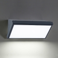 Brilagi - LED RGBW dimmbares Außen-Wandleuchte TRIANGLE 1xE27/15W/230V 2700-6500K IP65 Anthrazit